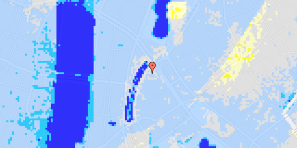 Ekstrem regn på Hammerichsgade 14