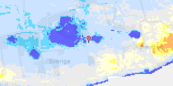 Ekstrem regn på Sverrigsvej 11B