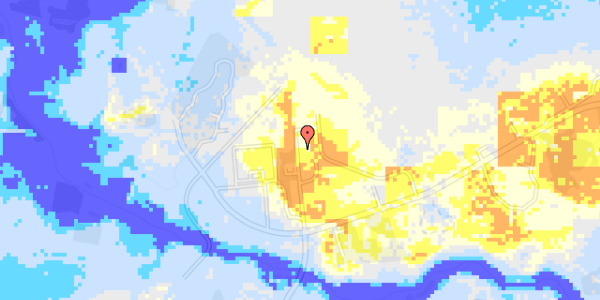 Ekstrem regn på Rullebanen 55