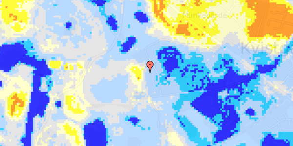 Ekstrem regn på O.F. Kvistgård 30C