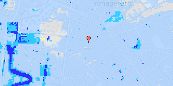 Ekstrem regn på Norgesgade 24, 3. th