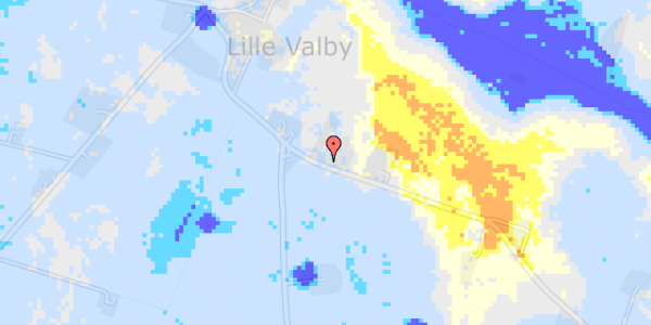 Ekstrem regn på Slagstrupvej 22B