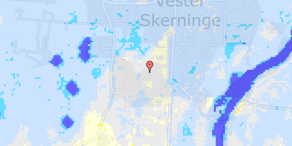 Ekstrem regn på Vestervangen 102