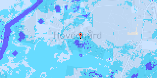 Ekstrem regn på N P Danmarksvej 61