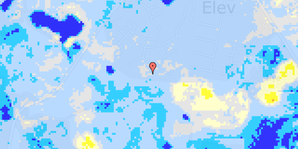 Ekstrem regn på Engelstoft 74