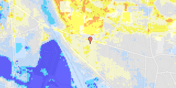 Ekstrem regn på Frederiksberggade 6, 1. 