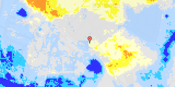 Ekstrem regn på Harestien 13