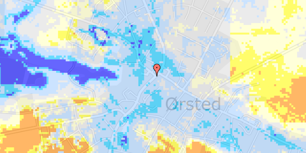 Ekstrem regn på Rougsøvej 91B