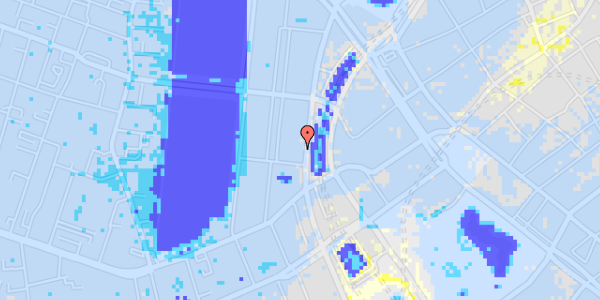 Ekstrem regn på Vester Farimagsgade 15, 1. 