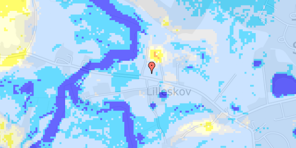 Ekstrem regn på Lilleskovvej 83