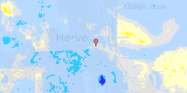 Ekstrem regn på Hørve Møllevej 2A, st. th