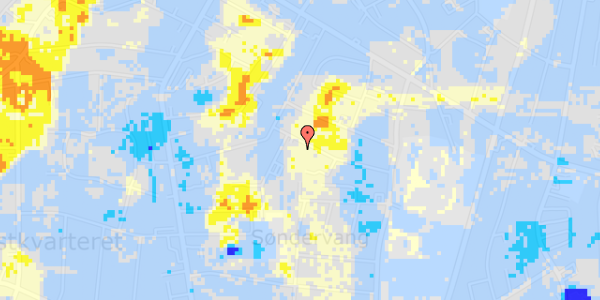 Ekstrem regn på Immanuelsvej 4