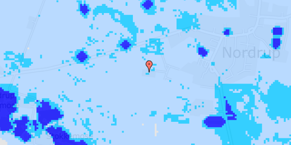 Ekstrem regn på Nordrup Vestervang 22