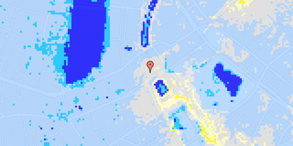 Ekstrem regn på Vester Farimagsgade 2, st. 