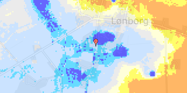 Ekstrem regn på Stenbjergvej 2B