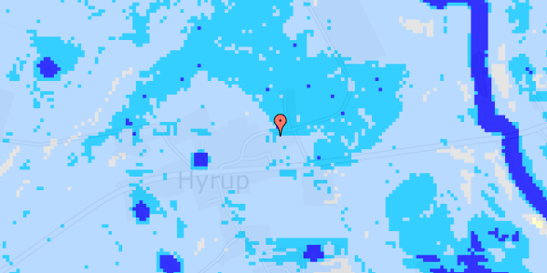 Ekstrem regn på Langbjergvej 4D