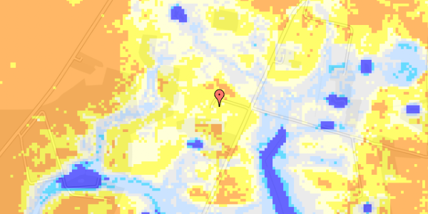 Ekstrem regn på Sillesthovedvej 8Y