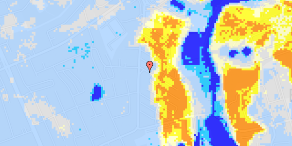 Ekstrem regn på Bredevej 58