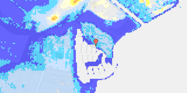 Ekstrem regn på Kaløvig Bådehavn 339