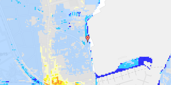 Ekstrem regn på Strandpromenaden 39