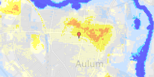 Ekstrem regn på Fredshegn 1D