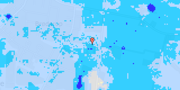 Ekstrem regn på Lindhøjgårdsvej 82