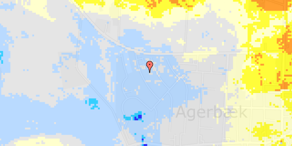 Ekstrem regn på Hybenvej 14