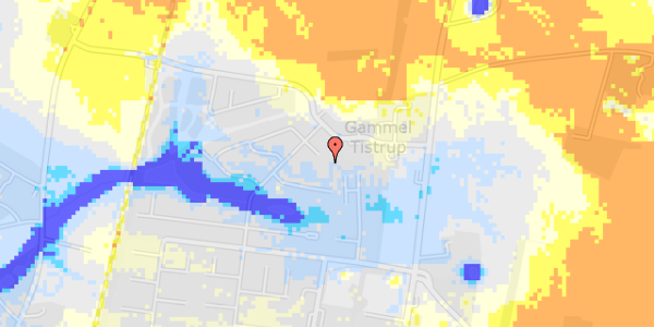 Ekstrem regn på Kirke Allé 18