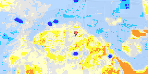 Ekstrem regn på Adonisvej 21