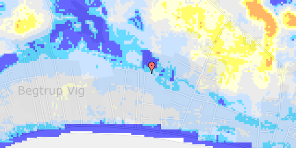 Ekstrem regn på Carlsvognsvej 50