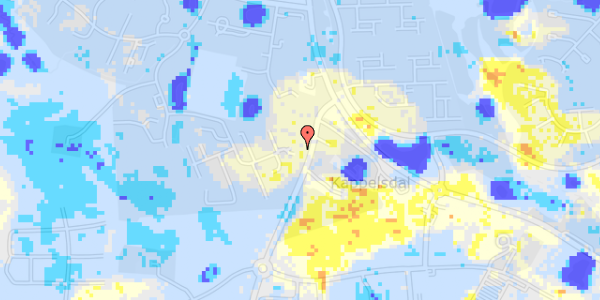 Ekstrem regn på Hjortebakken 92C