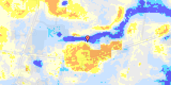 Ekstrem regn på Ajstrup Strandvej 13