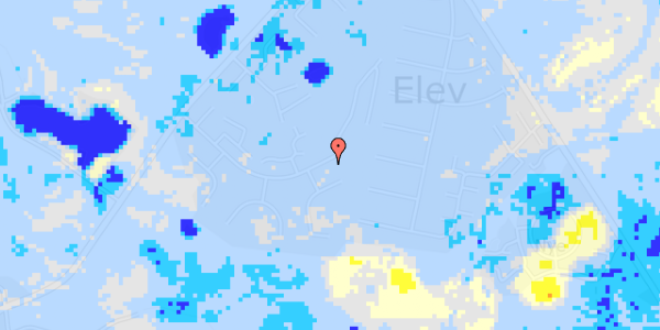 Ekstrem regn på Engelstoft 136