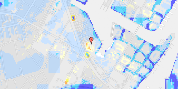 Ekstrem regn på Frederikskaj 2A, 4. th