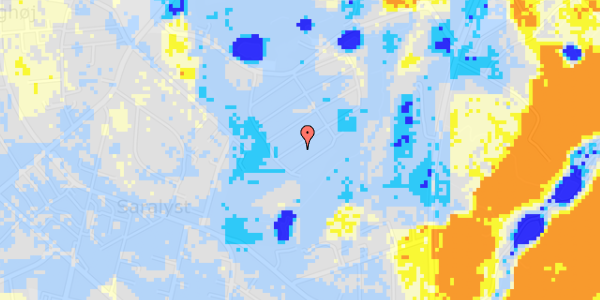 Ekstrem regn på Haveforeningen Skovlunden 70