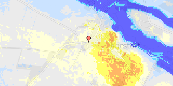 Ekstrem regn på Vestergaardsvej 9B