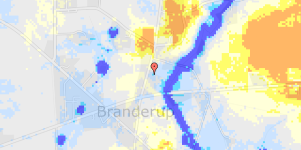 Ekstrem regn på Sandbjergvej 6