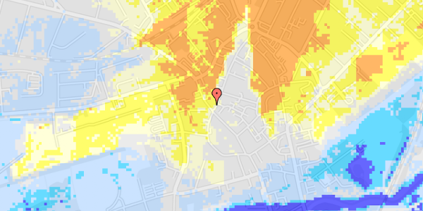 Ekstrem regn på Vestergade 24