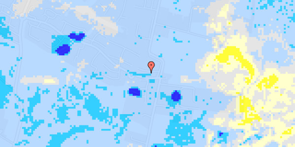 Ekstrem regn på Nymarks Allé 205