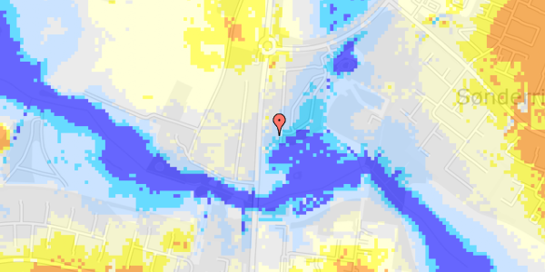 Ekstrem regn på Sønderrisvej 43