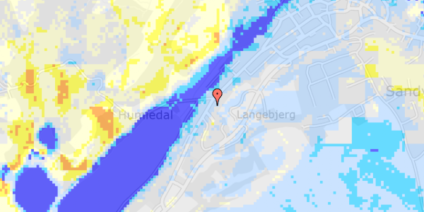 Ekstrem regn på Hammershusvej 69B