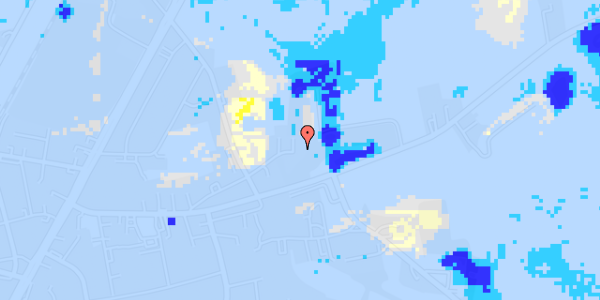 Ekstrem regn på Kirkepladsen 6