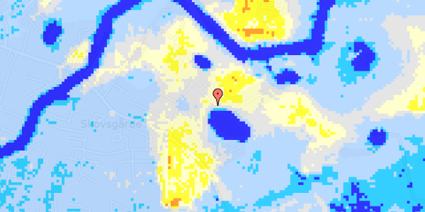 Ekstrem regn på Nørregårds Alle 110