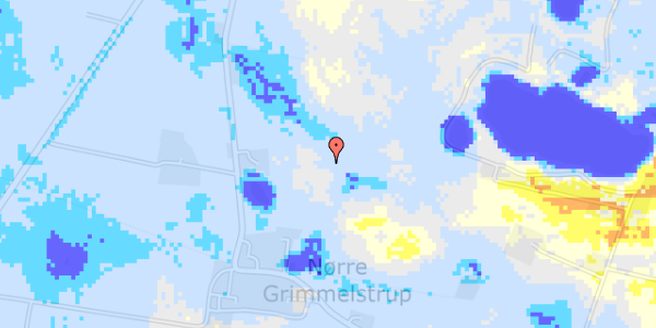 Ekstrem regn på Nr Vedby Kirkevej 14A