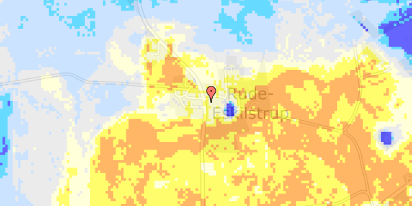 Ekstrem regn på Veddevej 28A