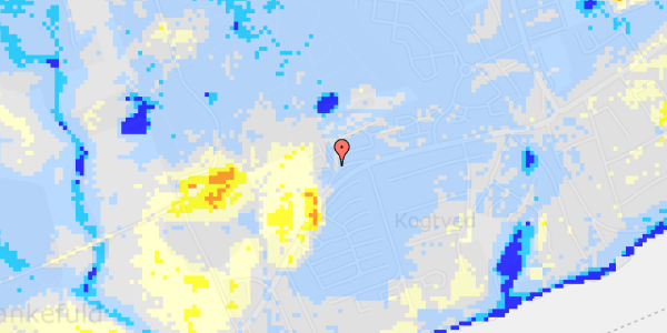 Ekstrem regn på Kogtvedvej 126A