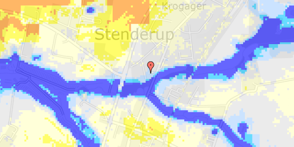 Ekstrem regn på Storegade 44A