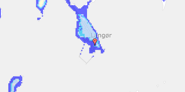 Ekstrem regn på Langøre 25A