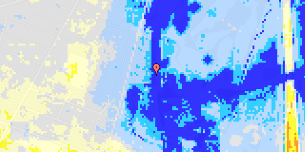 Ekstrem regn på Karolinelund 91