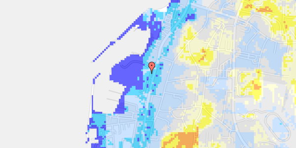 Ekstrem regn på Strandvejen 8B